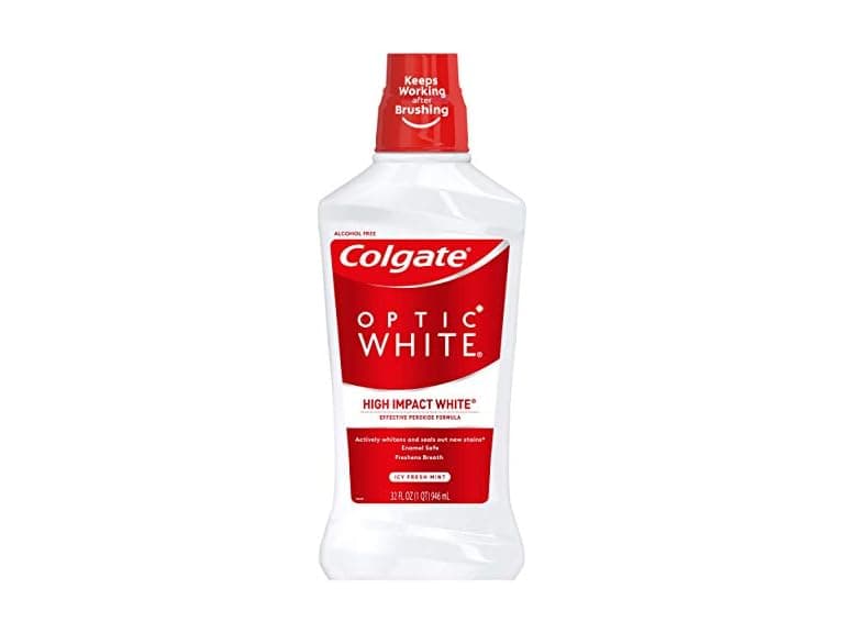 Colgate Colgate Optic White Mouthwash, 32oz - Image 1