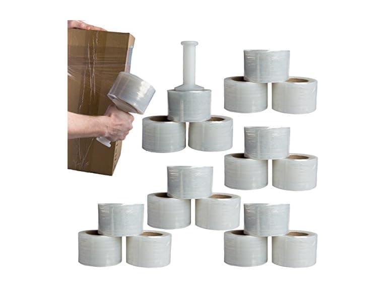 (18 Rolls) 3 Inch x 1000 Feet Pallet Stretch Film Wrap  - Image 1