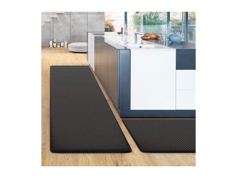 Demiwise Kitchen Mats Cushioned Anti Fatigue, 2PCS  - Image 1