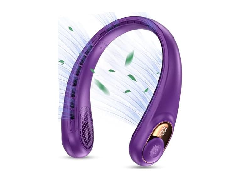 KIDEE Purple Neck Fan - Image 1