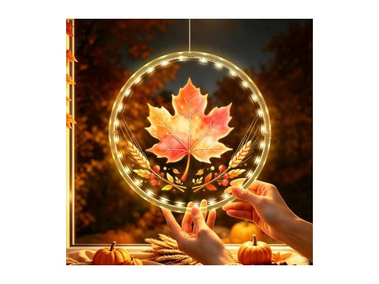 YTKIH 3 Pack Fall Decor Window Lights - Image 1