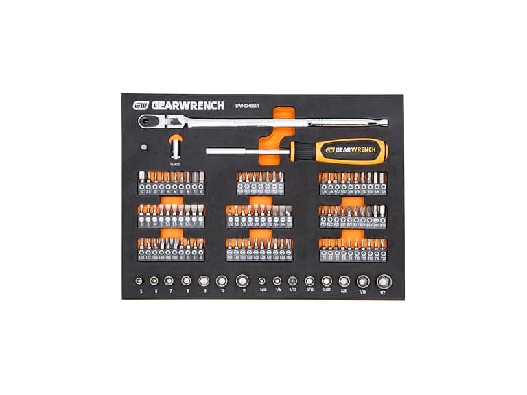 GEARWRENCH GWMSMBS01 105pc 1/4d Slim Head Tool Set - Image 1