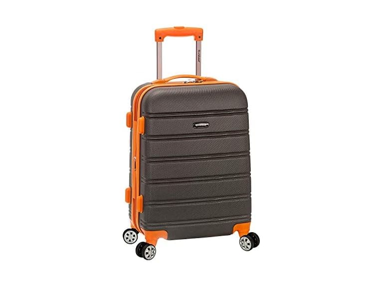 Rockland Melbourne Hardside Expandable 20" Carry-On, Charcoal - Image 1