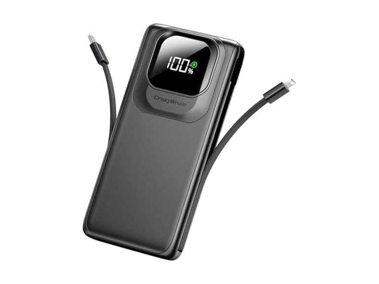 Crazywhale Portable Power Bank Built-in - Image 1
