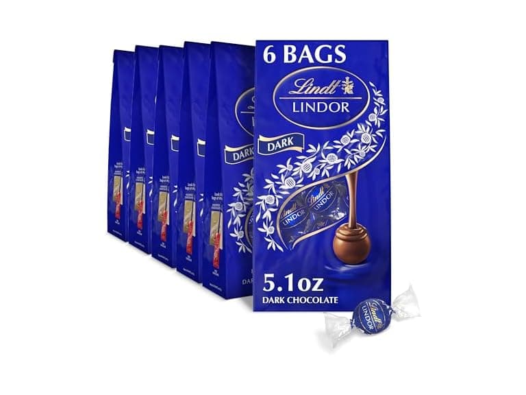 Lindt Lindor Dark Choc Truffles 5.1oz 6p - Image 1