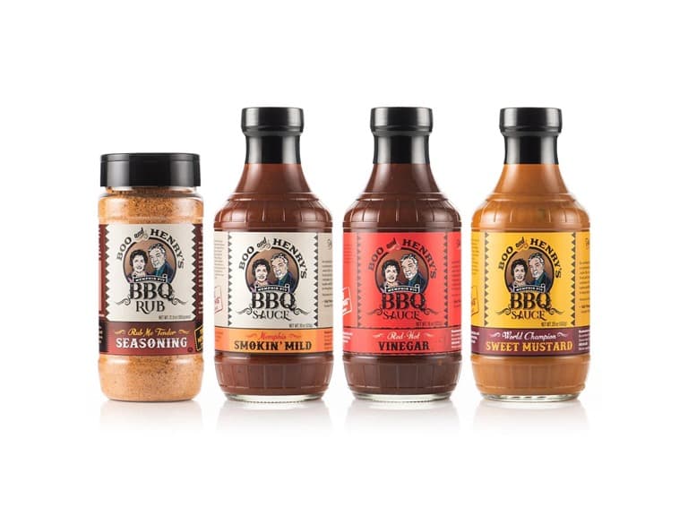 (4pk) Boo and Henry's BBQ Sauce - Image 1