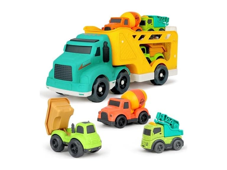 GDBAQAN Toy Trucks for Toddlers - Image 1