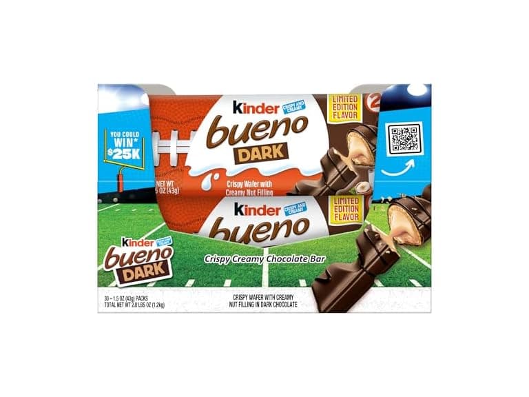 Kinder Bueno Dark Hazelnut Bars 30ct 1.5 - Image 1