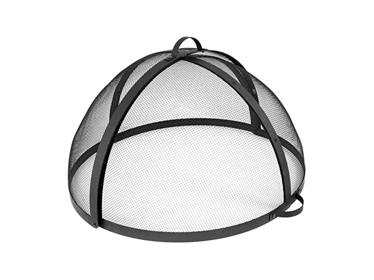 Sunnydaze 24" Round Fire Pit Spark Screen Cover - Image 1