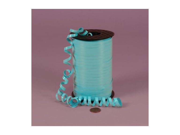 Robins Egg Crimped Curling Ribbon 500yd - Image 1