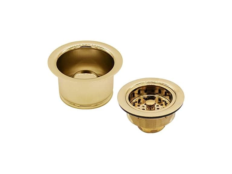 Westbrass COMBO PACK 3-1/2" Post Style Large Sink Basket