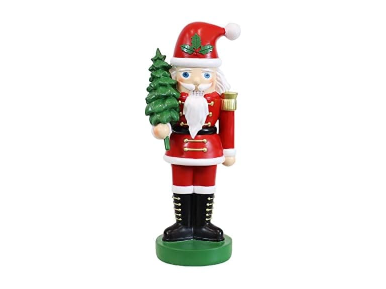 Santa Claus w/ Tree Nutcracker Christmas - Image 1