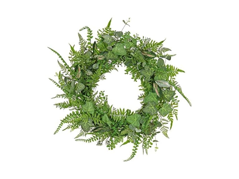 National Tree Company Artificial Spring Woven Base Wreath - Image 1