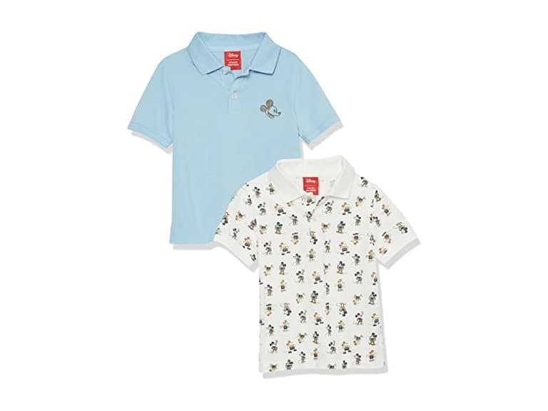 (2 Pack) AE Boys (Small) Mickey Polos - Image 1