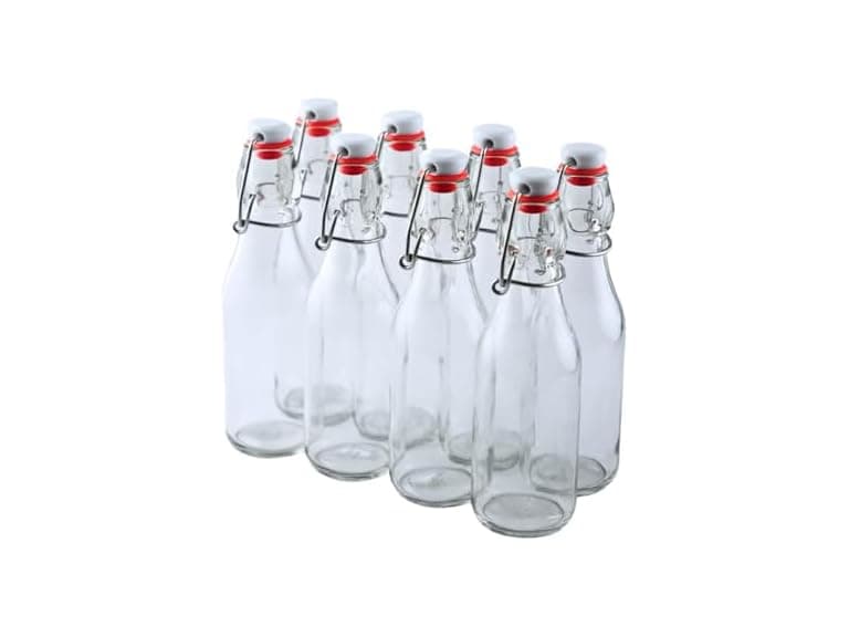 FastRack 8.5oz Swing Top Glass Bottles (Pack of 8)  - Image 1