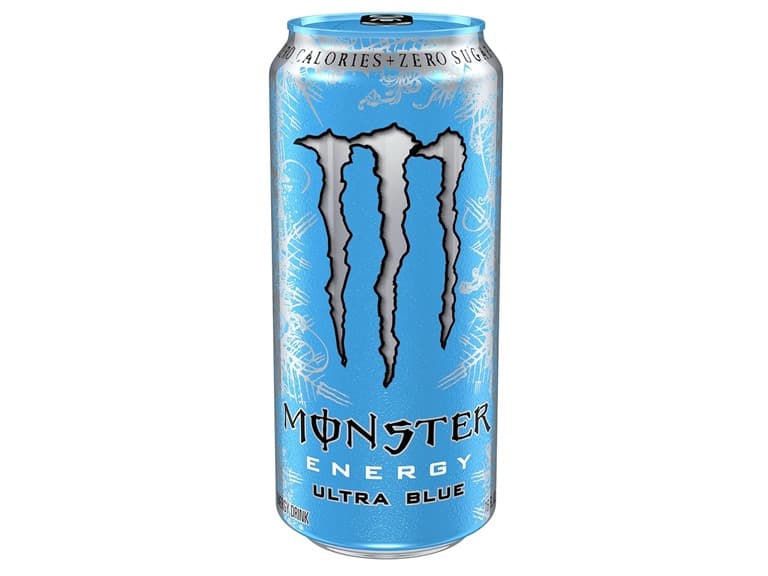1CT Monster Ultra Blue Energy, 16oz - Image 1