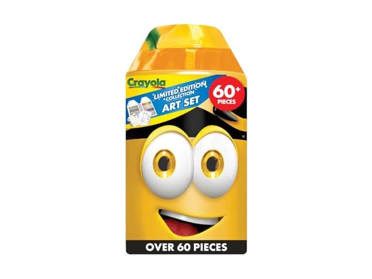 Crayola Coloring Set with Limited Edition Yellow Case - Image 1