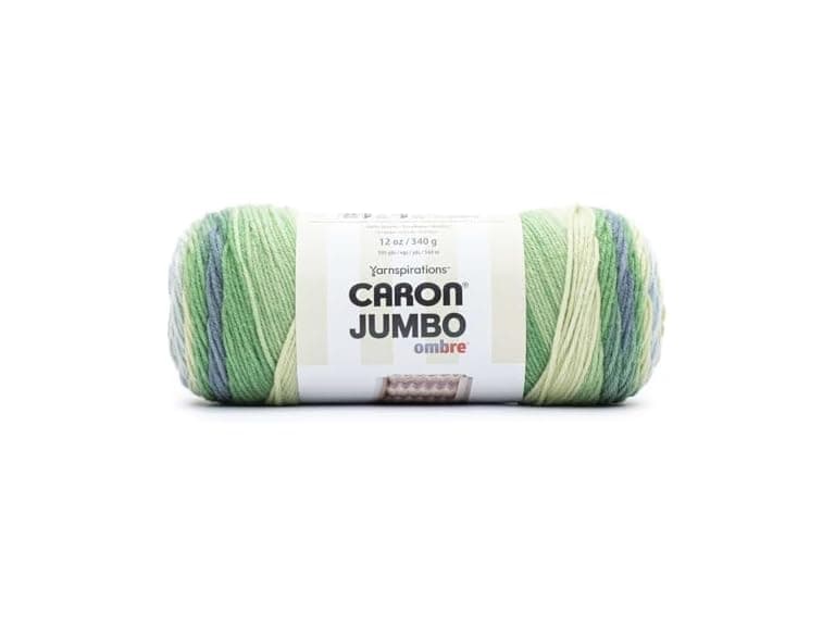 Caron Jumbo Print Ombre Yarn-Lake Mist - Image 1