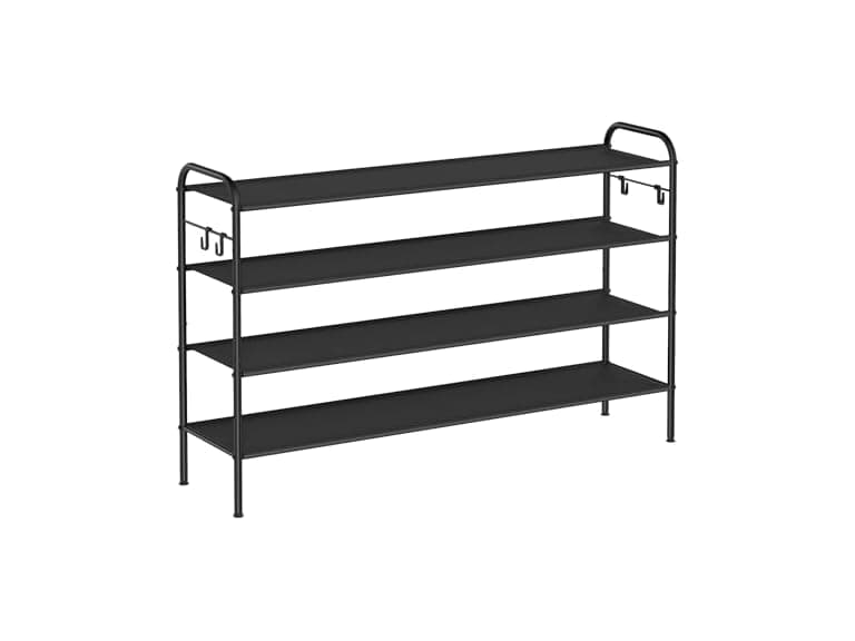 SONGMICS Shoe Rack 4-Tier Fabric Shoe Shelf Storage - Image 1