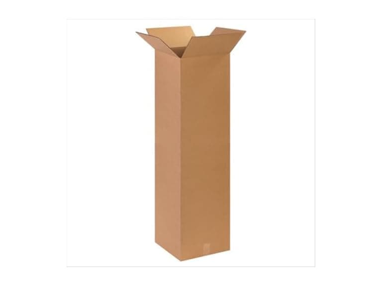 Box Partners 14 x 14 x 48" Tall Corrugated Boxes - Image 1