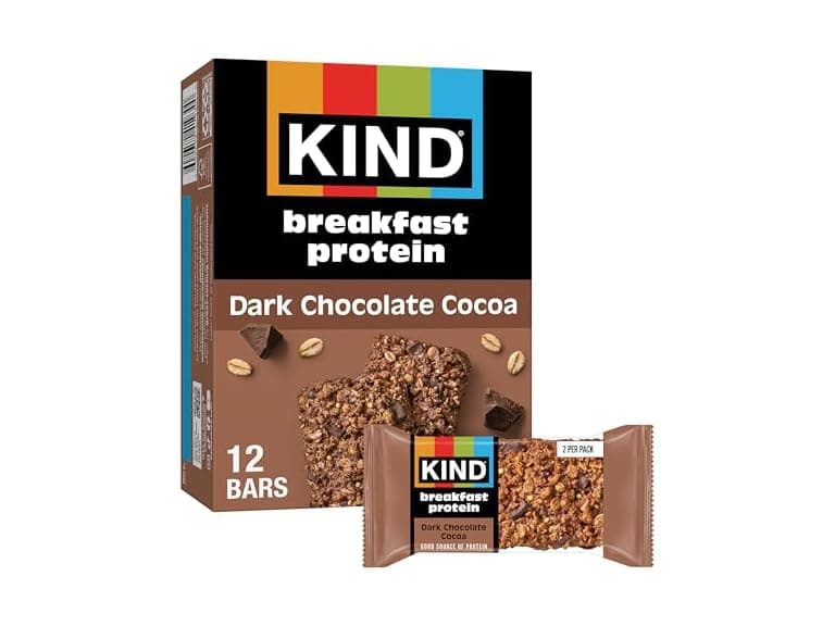 12CT KIND Breakfast Protein Bars, Dark Chocolate - Image 1