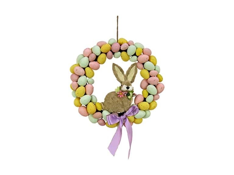 16 Inches Easter Artificial Hanging Wreath - Image 1
