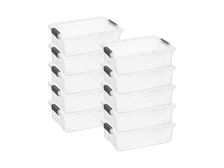 Superio Clear Storage Box with Lid
