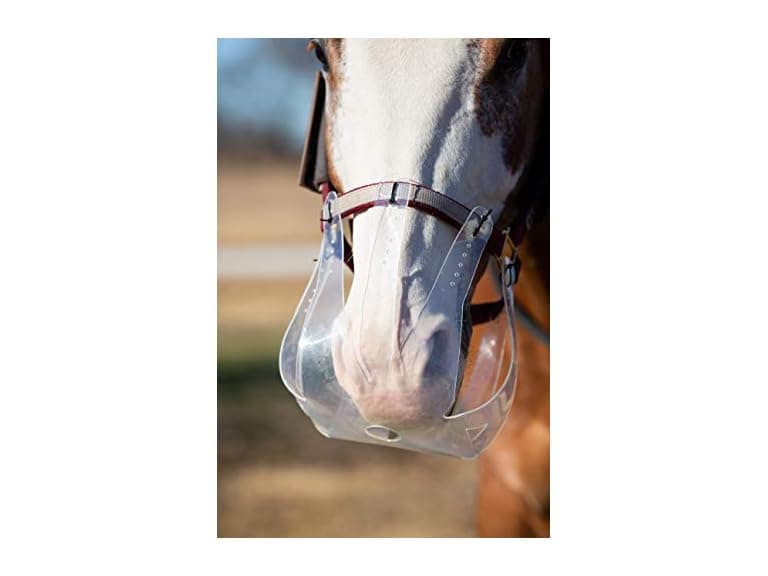 KM Elite THINLINE GRAZING Horse Muzzle - Image 1