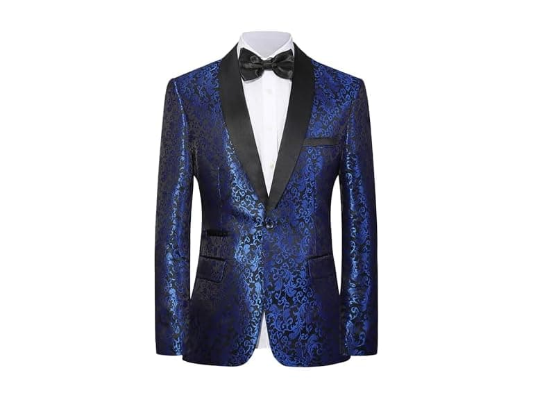 LiveZou Men Suit Jacket - Image 1