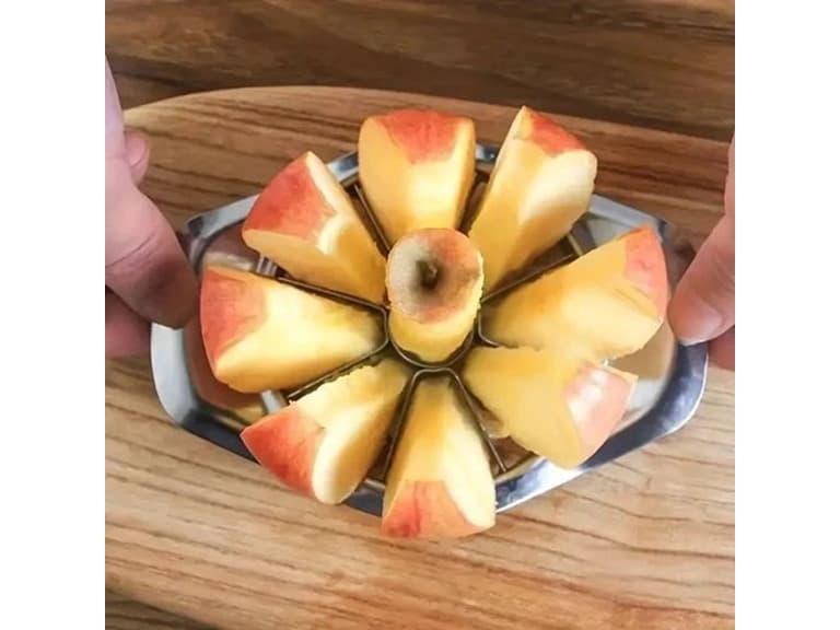 3-Pack Stainless Steel Fruit Slicer - Image 1