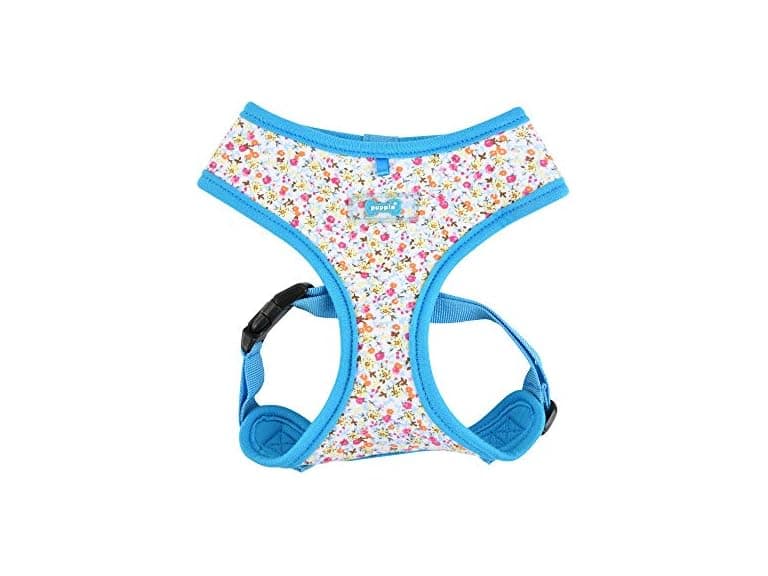 Puppia Wildflower Harness A - Sky Blue - M - Image 1