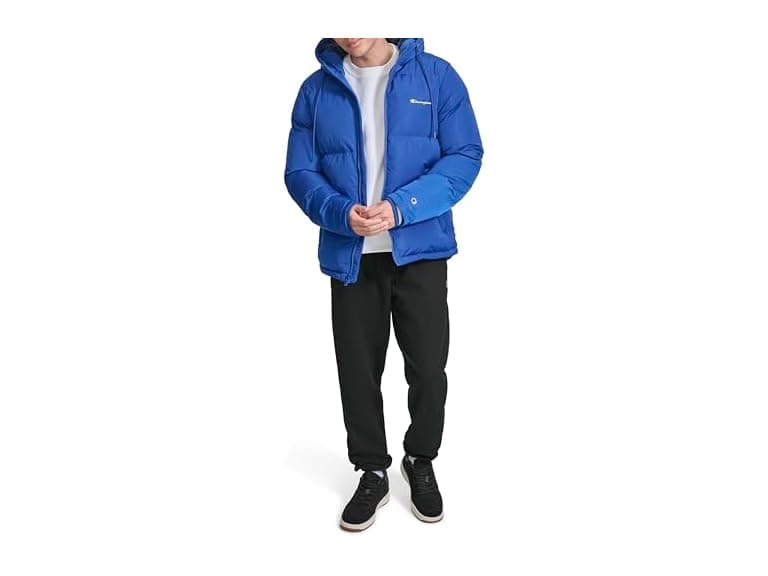 Champion Mens Quilted Hooded Puffer Jacket - Image 1