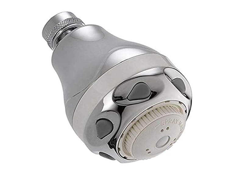 Delta 3-Setting Shower Head White/Chrome - Image 1