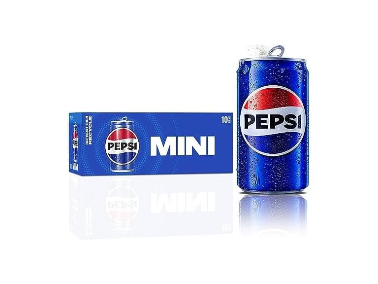 Pepsi Cola Mini Cans, 7.5oz, 10pk - Image 1