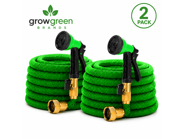50ft Expandable Garden Hose 2-Pack - Image 1
