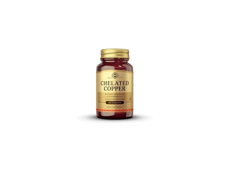 Solgar Chelated Copper Tablets, 100 Count - Image 1