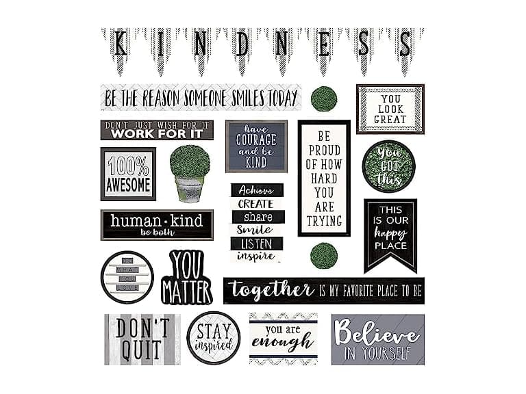 Teacher Modern Farmhouse Mini Bulletin Board - Image 1