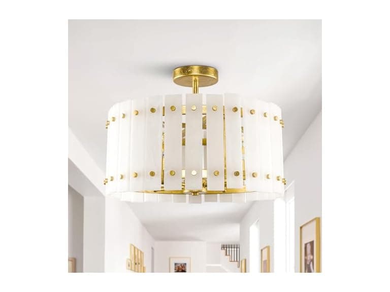 Parrot Uncle D3009-PU Medium Flush Chandelier Light - Image 1