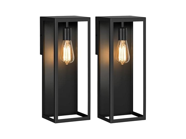 VerRon 2-Pack Outdoor Wall Lanterns - Image 1