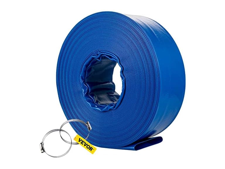Discharge Hose, 1-1/2" x 100', PVC Fabric Lay - Image 1