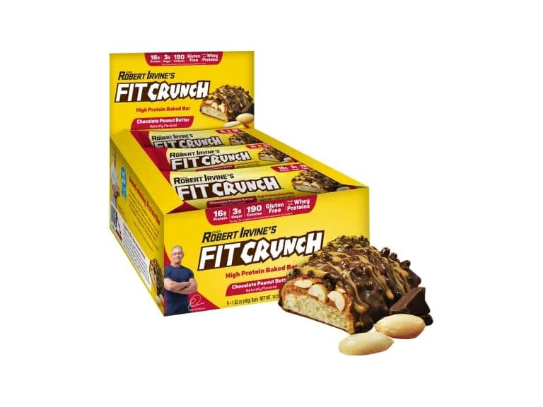 9CT FITCRUNCH Snack Size Protein Bars, 6-Layer - Image 1