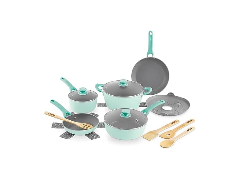 Dash Dream Green Recycled Aluminum Cookware Set - Image 1