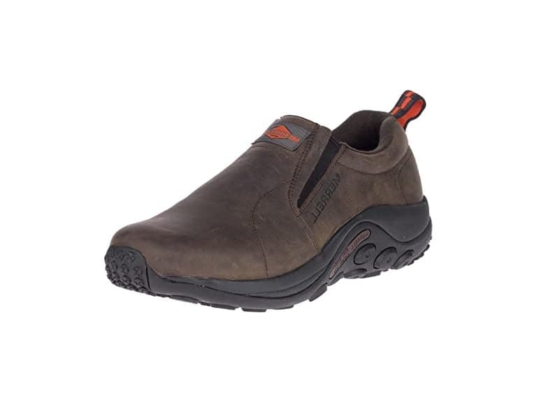 Merrell Men's Jungle Moc Leather Slip Resistan Industrial Shoe (Open Box) - Image 1