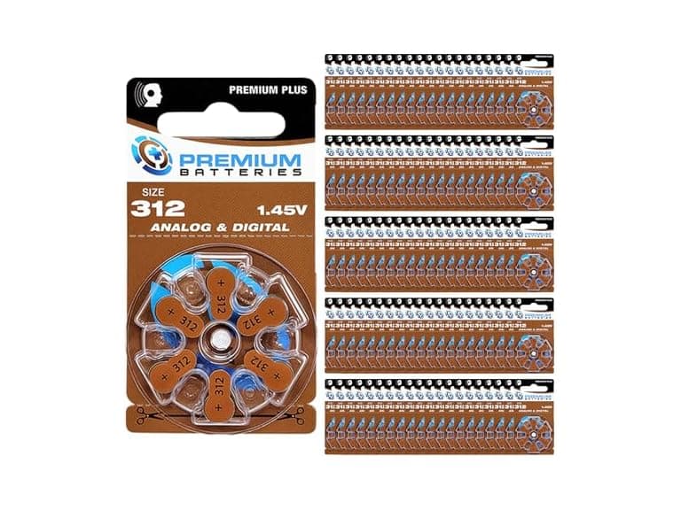 Premium Batteries Size 312, PR41, P312 - Image 1