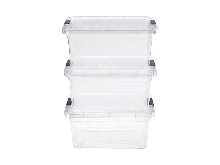 Simplify 3 Piece 3.2LT Clear Storage Container Set - Image 1