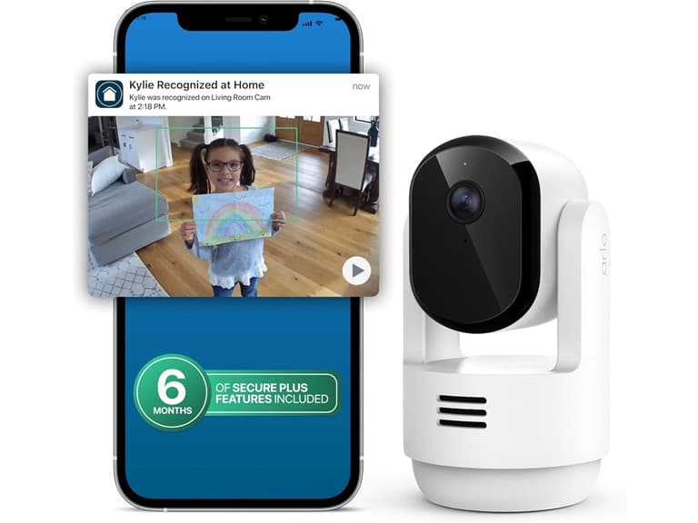 (NEW) Arlo Essential Indoor Pan Tilt Security Camera 2K (2025) - Image 1