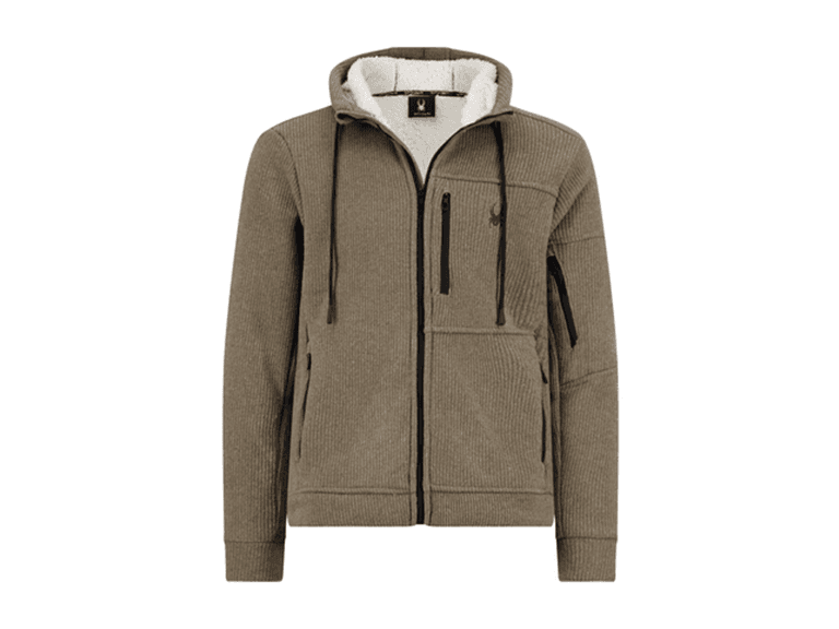 Spyder Mens Sherpa Bonded Sweater Hoodie - Image 1