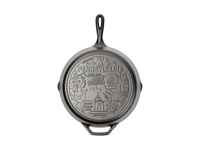 Lodge 12 Inch Cast Iron Skillet, Pennsylvania - Image 1