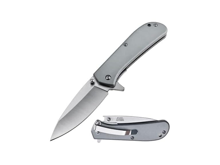 MTECH USA Pocket Knife 7.5" Aluminum - Image 1
