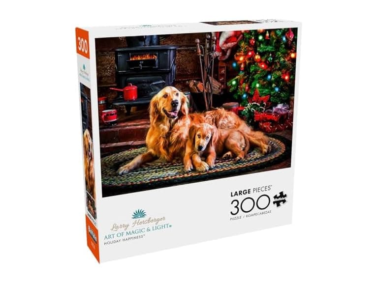300 Piece Jigsaw Puzzle - Dogs Under The Tree - Image 1